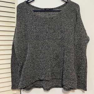 Black Heather Honey Punch Sweater